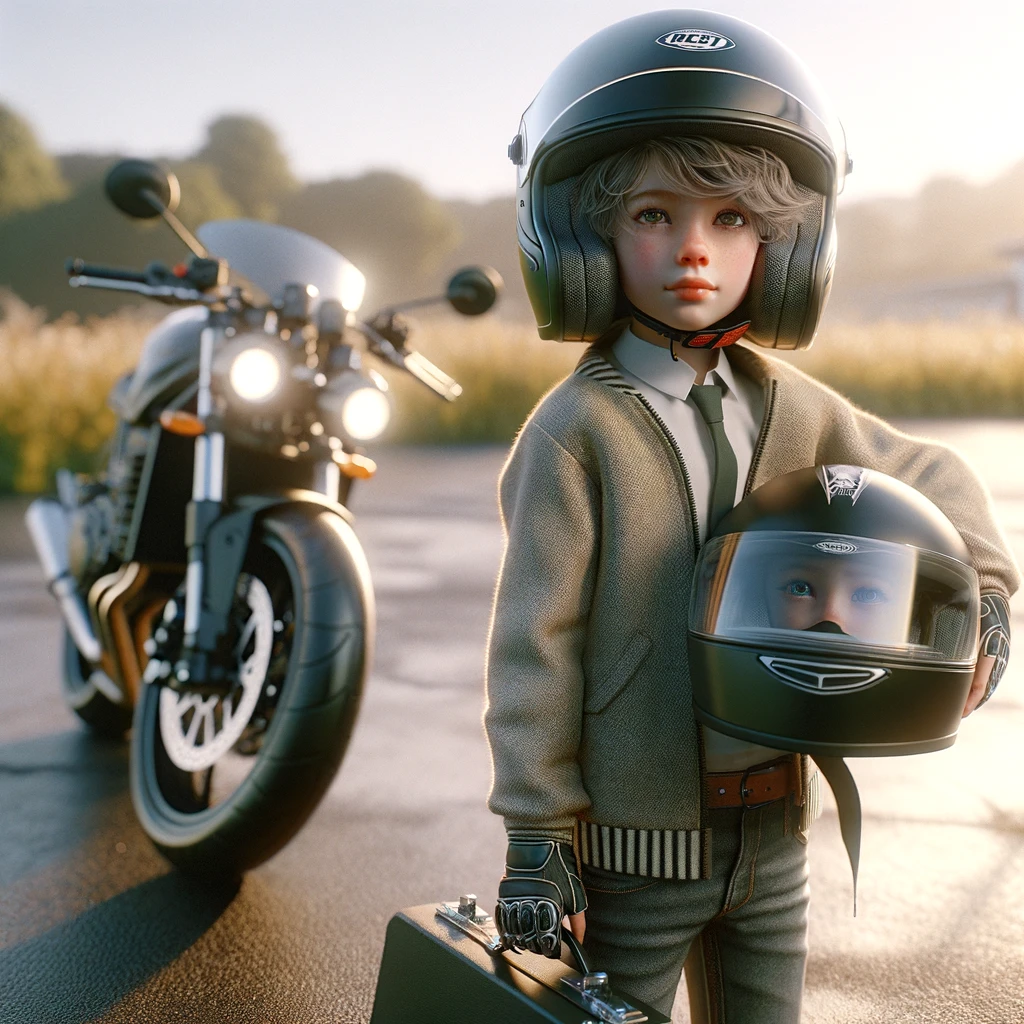 Casques moto enfant : priorité à la sécurité